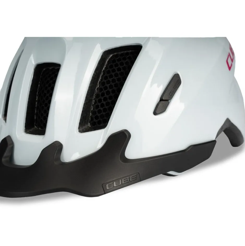 Helmen Kinderen|Mtb-Helmen < CUBE Fink Hel - flahwhite'n'pink