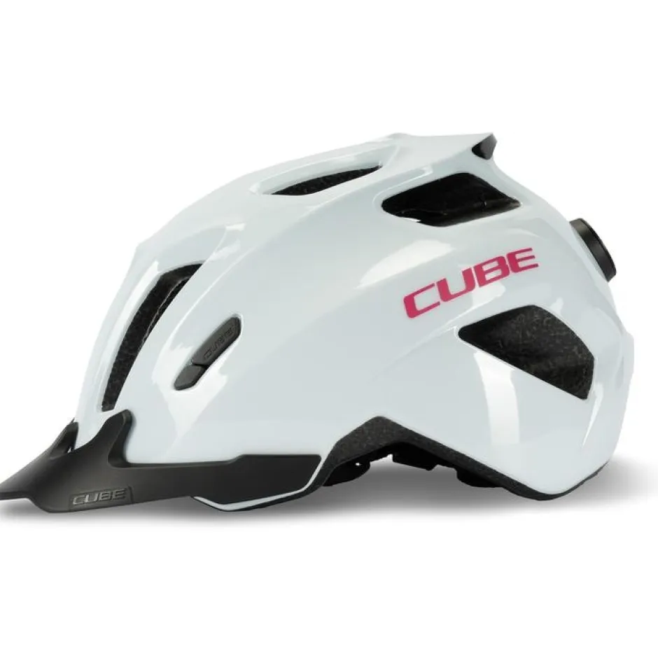 Helmen Kinderen|Mtb-Helmen < CUBE Fink Hel - flahwhite'n'pink
