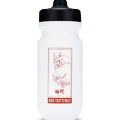 CUBE Flow Fietsfles 500ml - white´n´red