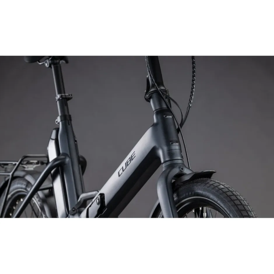 Elektrische Fietsen|Elektrische Vouwfietsen < CUBE FOLD HYBRID 545 - 20" E-Vouwfiets - 2026 - coal / reflex