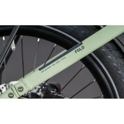 Elektrische Fietsen|Elektrische Vouwfietsen < CUBE FOLD HYBRID 545 - 20" E-Vouwfiets - 2026 - pea / reflex