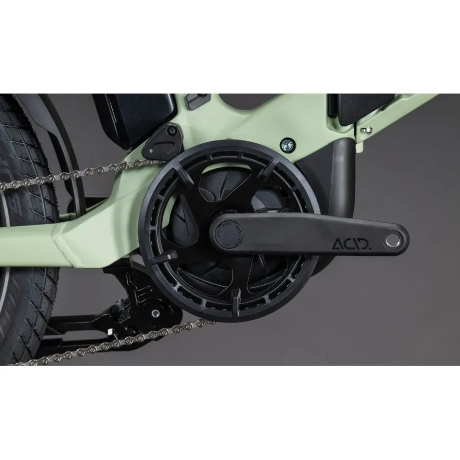 Elektrische Fietsen|Elektrische Vouwfietsen < CUBE FOLD HYBRID 545 - 20" E-Vouwfiets - 2026 - pea / reflex