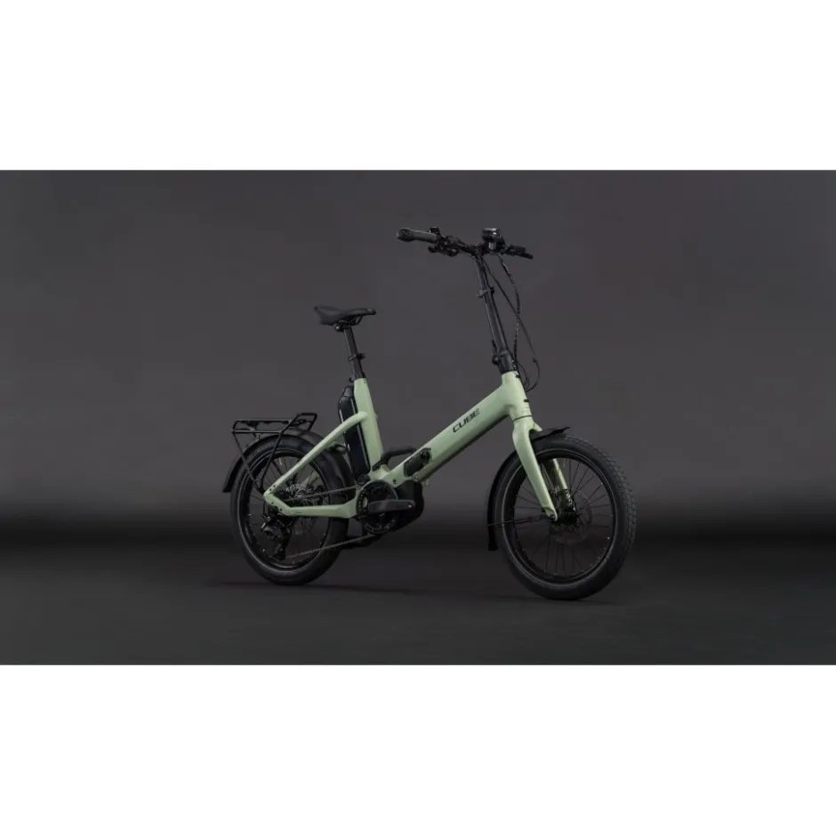 Elektrische Fietsen|Elektrische Vouwfietsen < CUBE FOLD HYBRID 545 - 20" E-Vouwfiets - 2026 - pea / reflex