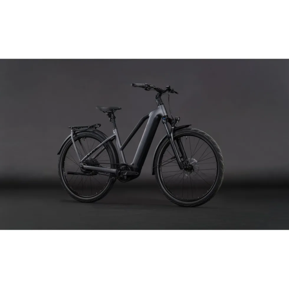 CUBE KATHMANDU HYBRID Comfort Pro 800 - Trapeze - Trekking E-Bike - 2026 - slabgrey / black