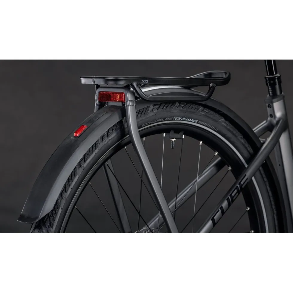 CUBE KATHMANDU HYBRID Comfort Pro 800 - Trapeze - Trekking E-Bike - 2026 - slabgrey / black