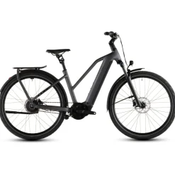 CUBE KATHMANDU HYBRID Comfort Pro 800 - Trapeze - Trekking E-Bike - 2026 - slabgrey / black