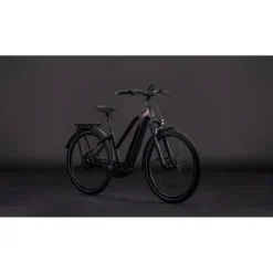 Elektrische Fietsen < CUBE KATHMANDU HYBRID Comfort SLX 800 - Trapeze - Trekking E-Bike - 2026 - solareclipse / gold