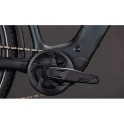 CUBE KATHMANDU HYBRID C:62 SLX 400X - Easy Entry - Carbon Trekking E-Bike - 2026 - liquidblack / bluedust