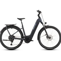 CUBE KATHMANDU HYBRID ONE 800 - Easy Entry - Trekking E-Bike - 2026 - metallicgrey / grey