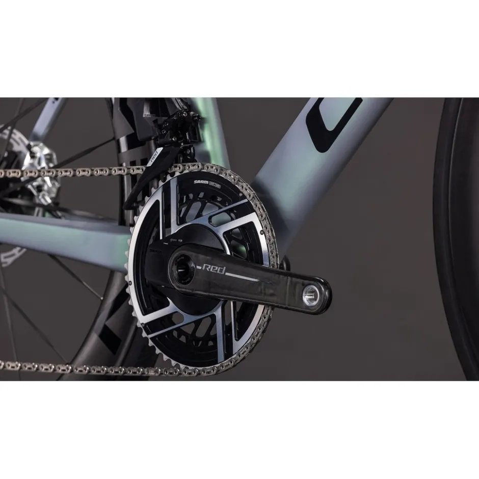 Aero Racefietsen < CUBE LITENING AERO C:68X SLX - Carbon Racefiets - 2026 - seagrey / black