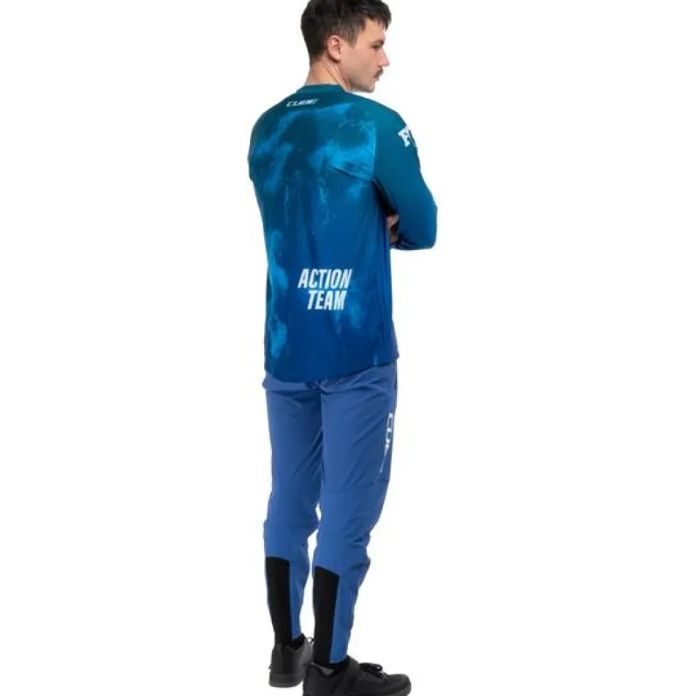 CUBE MTB X Actionteam Broek Heren - blauw