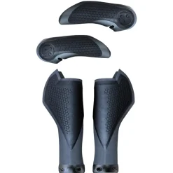CUBE Natural Fit Grips COMFORT Bar Ends Medium - black´n´grey