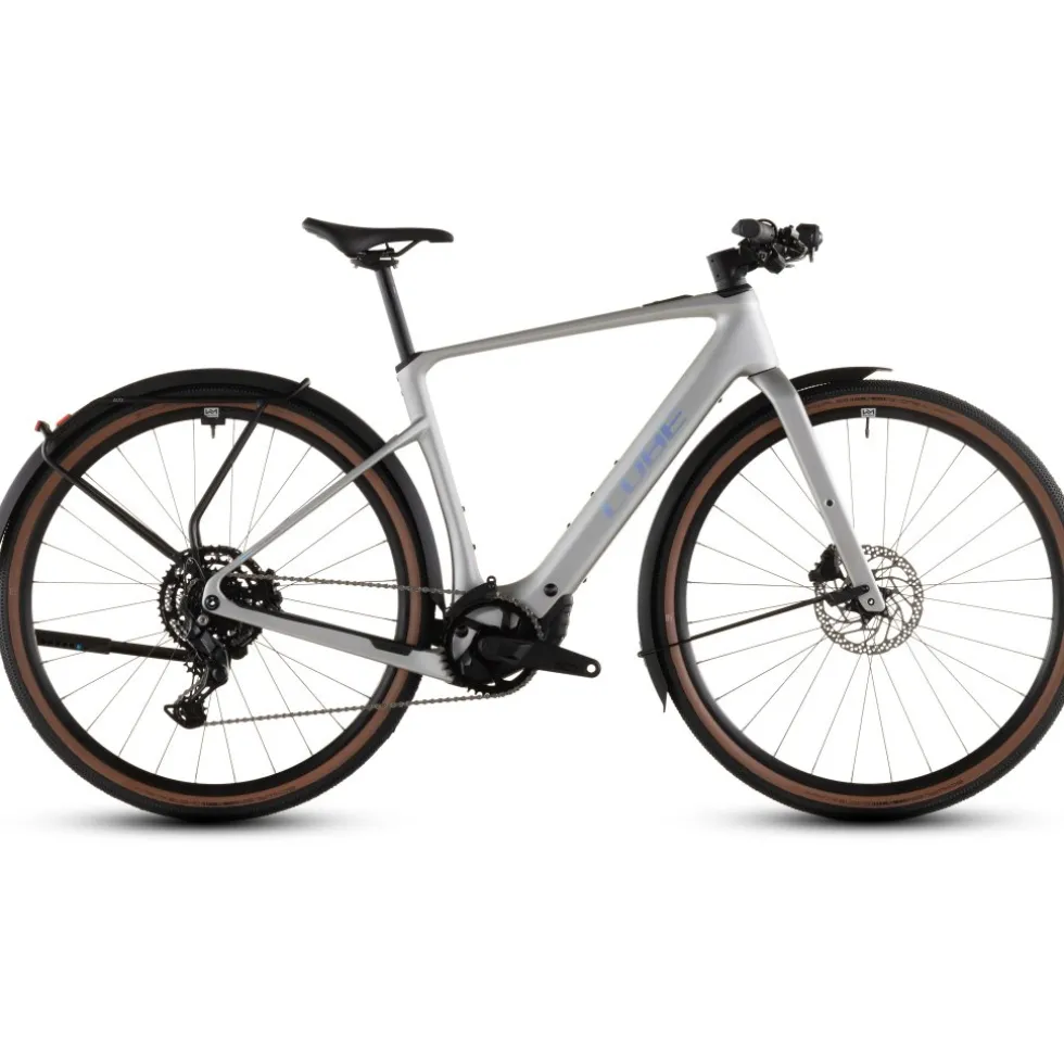 CUBE NULANE HYBRID C:62 Race 400X FE - Carbon Fitness E-Bike - 2026 - sleekgrey / prism