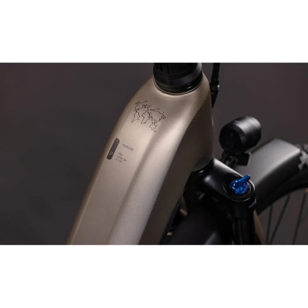 CUBE NURIDE HYBRID Pro 600 - Easy Entry - E-Bike - 2026 - flashstone / chrome