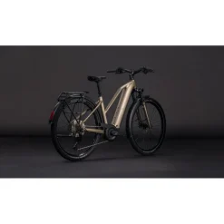 Elektrische Fietsen < CUBE NURIDE HYBRID Pro 600 - Trapeze - E-Bike - 2026 - flashstone / chrome