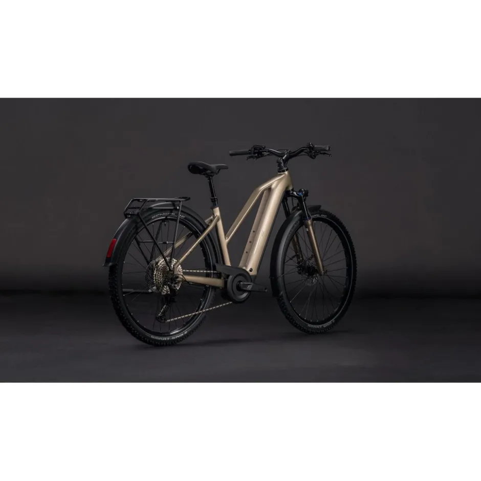 Elektrische Fietsen < CUBE NURIDE HYBRID Pro 600 - Trapeze - E-Bike - 2026 - flashstone / chrome