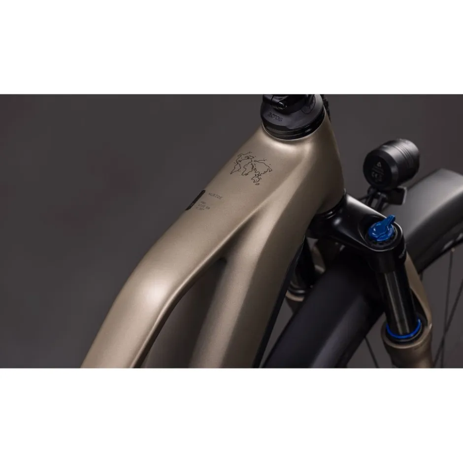 Elektrische Fietsen < CUBE NURIDE HYBRID Pro 600 - Trapeze - E-Bike - 2026 - flashstone / chrome