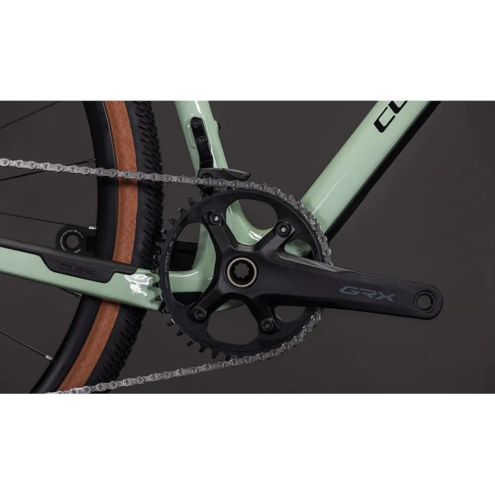 CUBE NUROAD C:62 ONE - Carbon Gravel Bike - 2026 - aloegreen / black