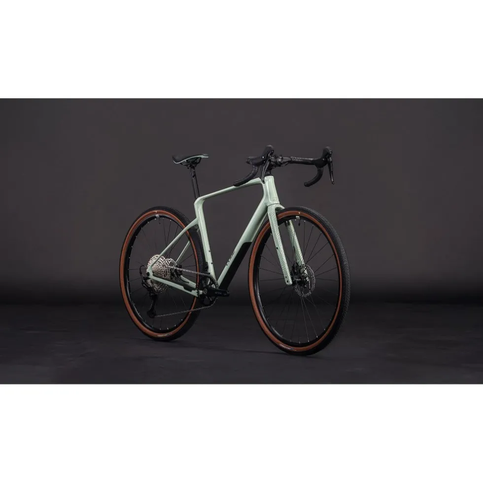 CUBE NUROAD C:62 ONE - Carbon Gravel Bike - 2026 - aloegreen / black