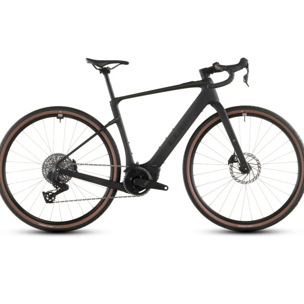 CUBE NUROAD HYBRID C:62 EXC 400X - Carbon Gravel E-Bike - 2026 - blackline
