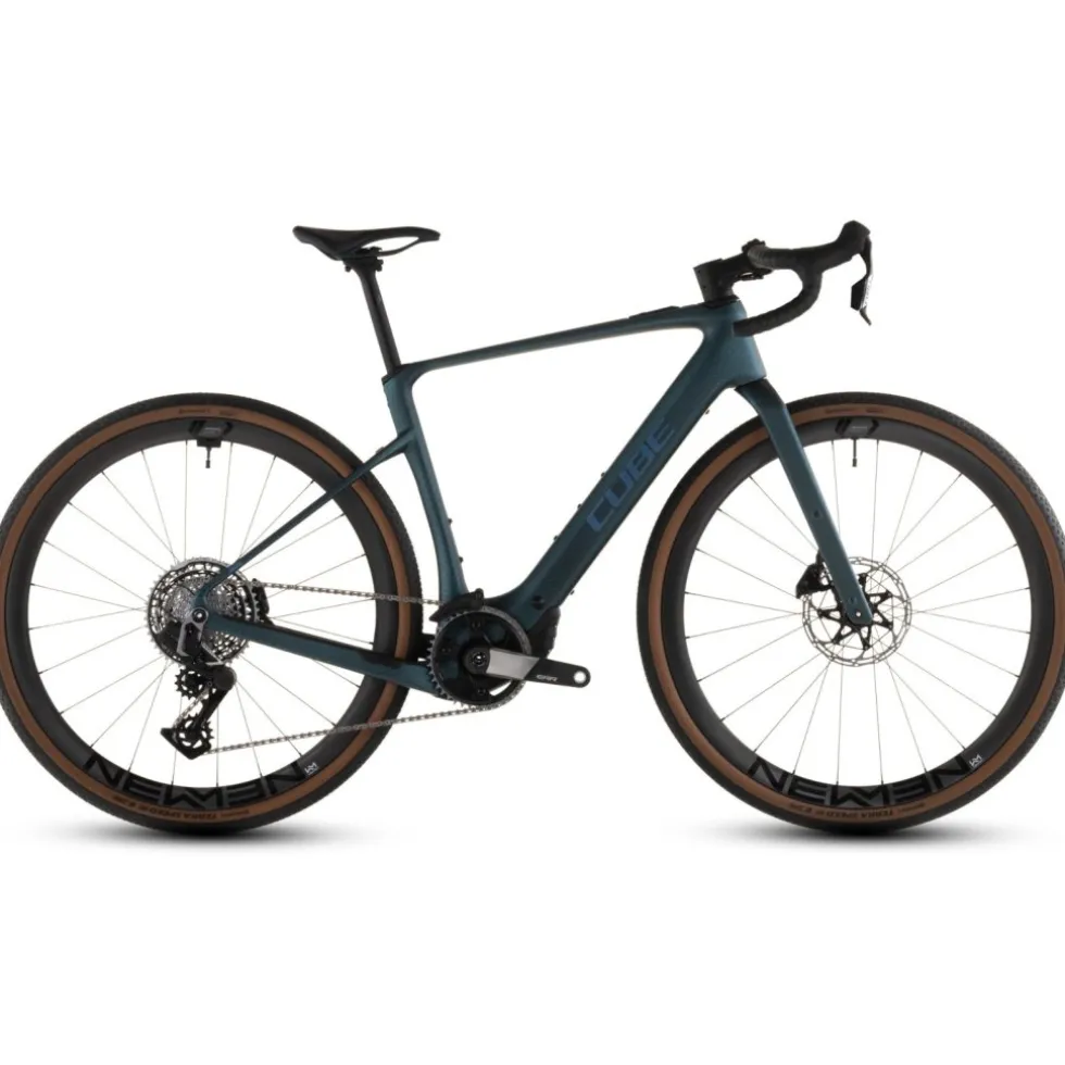 CUBE NUROAD HYBRID C:62 SLT 400X - Carbon Gravel E-Bike - 2026 - royalgreen / crisscross