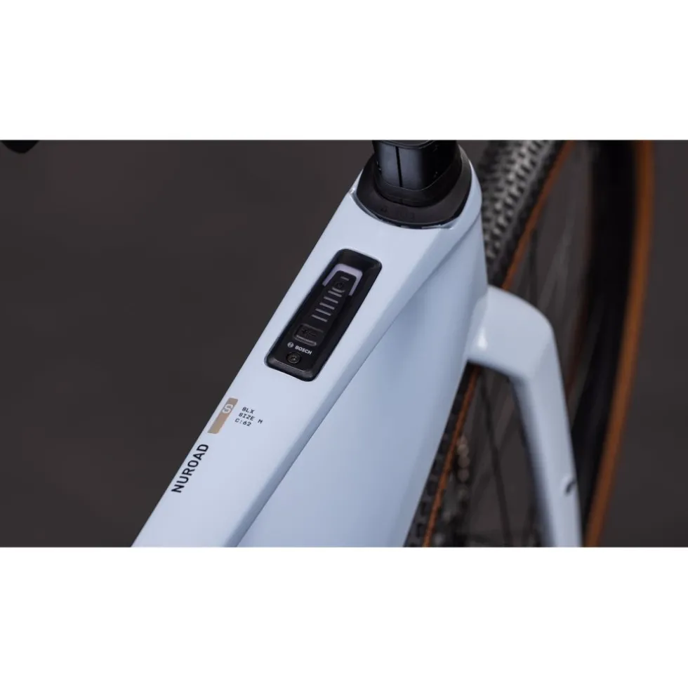 CUBE NUROAD HYBRID C:62 SLX 400X - Carbon Gravel E-Bike - 2026 - iceblue / prism