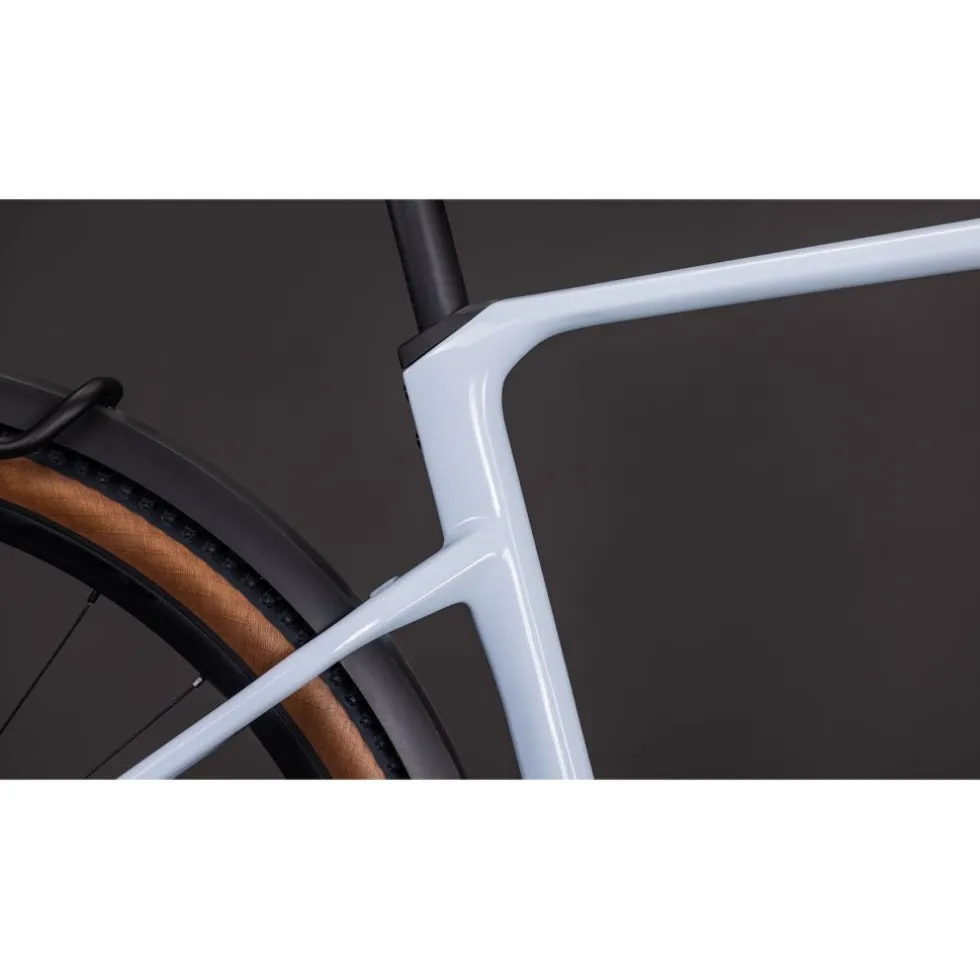 CUBE NUROAD HYBRID C:62 SLX 400X FE - Carbon Gravel E-Bike - 2026 - iceblue / prism