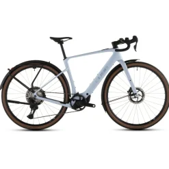 CUBE NUROAD HYBRID C:62 SLX 400X FE - Carbon Gravel E-Bike - 2026 - iceblue / prism