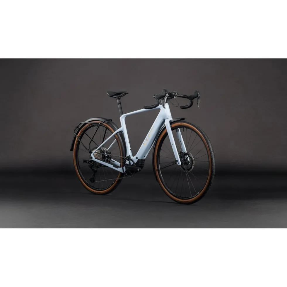 CUBE NUROAD HYBRID C:62 SLX 400X FE - Carbon Gravel E-Bike - 2026 - iceblue / prism