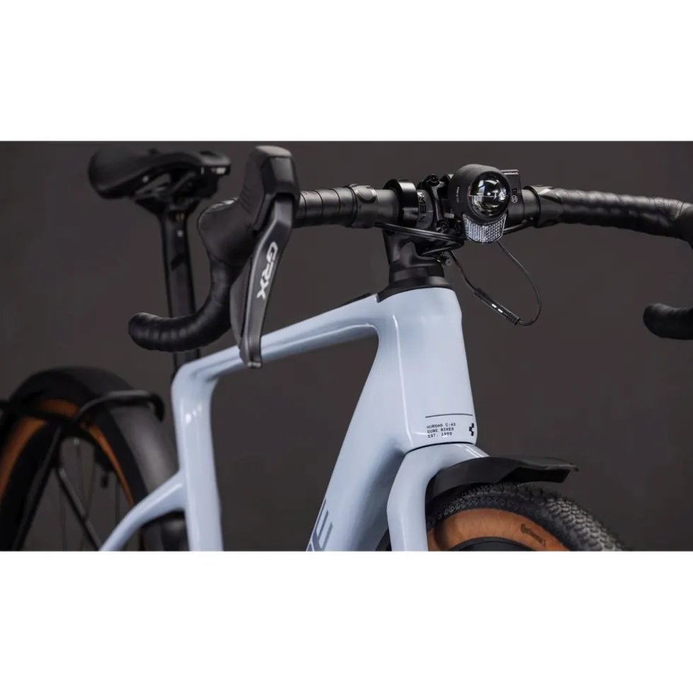 CUBE NUROAD HYBRID C:62 SLX 400X FE - Carbon Gravel E-Bike - 2026 - iceblue / prism
