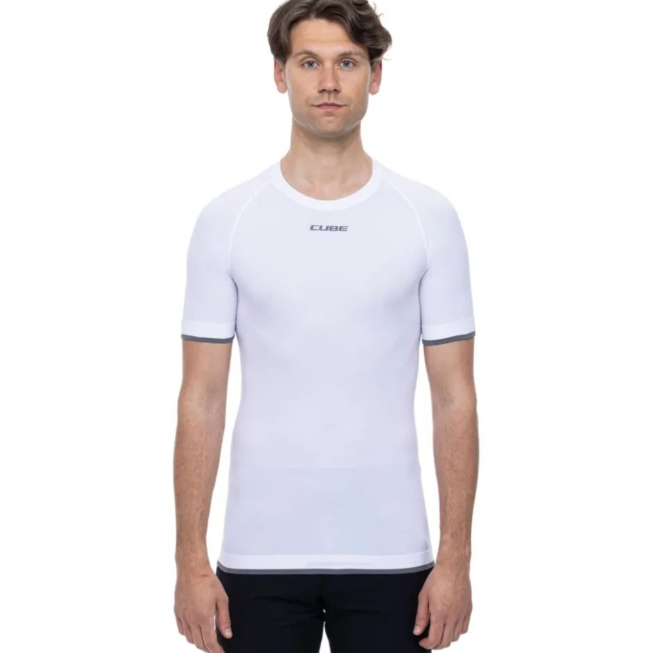 Ondershirts < CUBE RACE Be Cool Hemd met Korte Mouwen Heren - wit