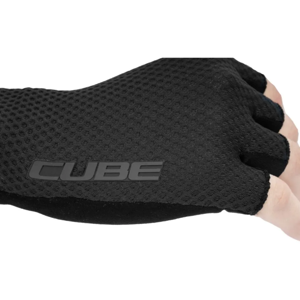 CUBE RACE Handschoenen met Korte Vingers - zwart