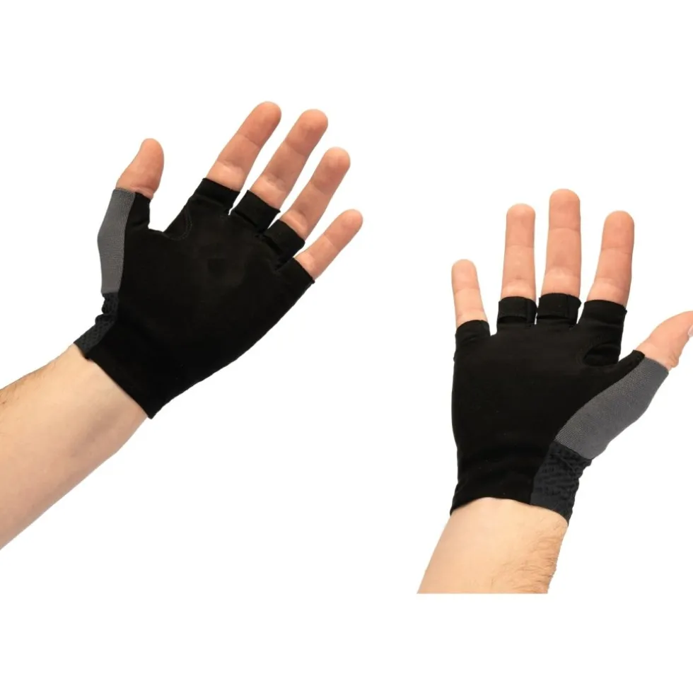 CUBE RACE Handschoenen met Korte Vingers - zwart