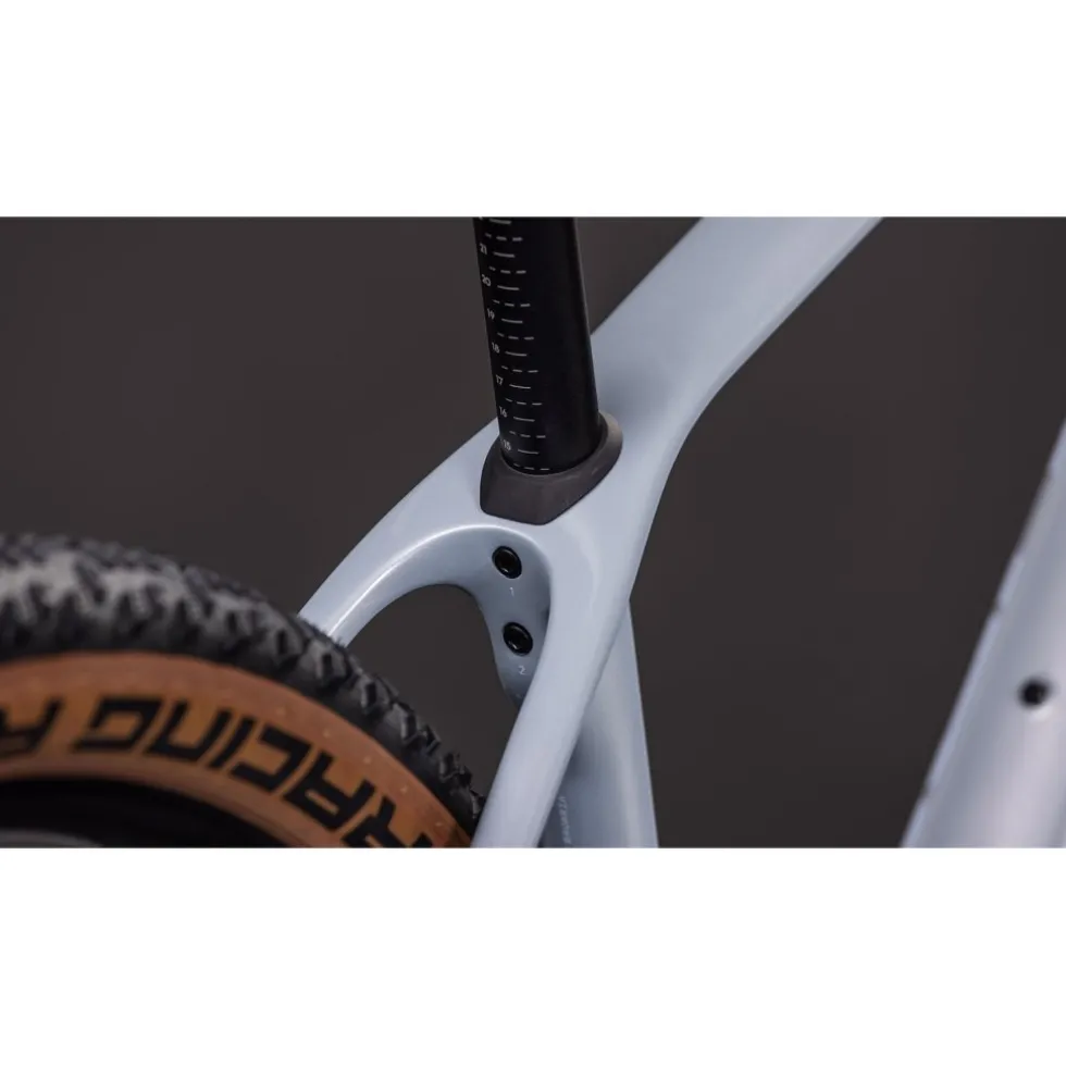 CUBE REACTION C:62 Race - 29" Carbon Mountainbike - 2026 - foggrey / white