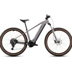 Elektrische Fietsen|E-Mtb Hardtail < CUBE REACTION HYBRID Performance 600 - E-MTB - 2026 - 29“ – plumgrey / black