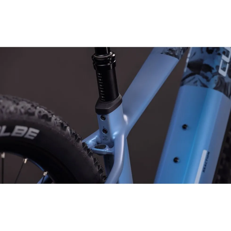 CUBE REACTION HYBRID SLT 800 - E-MTB - 2026 - 29“ – hazeblue / fume