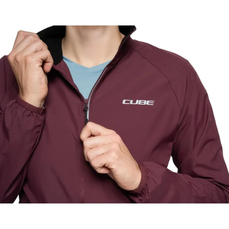 Windjacks|Racefietsjacks < CUBE ROAD/XC CPT Windbreaker Dae - bordeaux