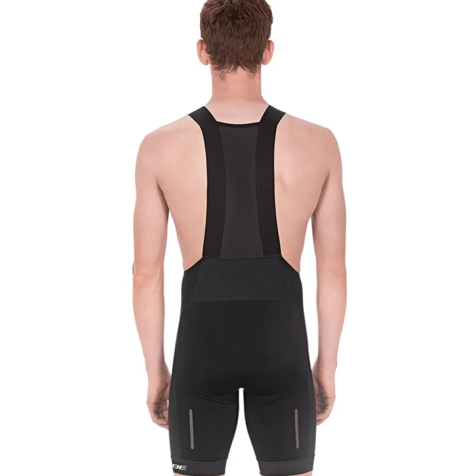CUBE ROAD/XC Fietsshort met bretels voor heren - zwart
