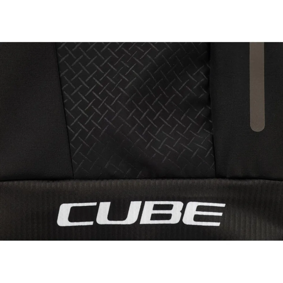 CUBE ROAD/XC Fietsshort met bretels voor heren - zwart