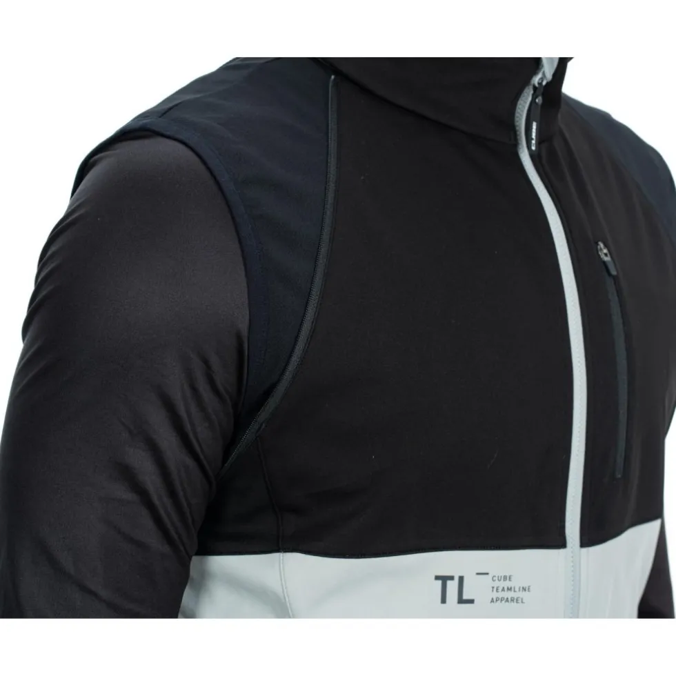 CUBE ROAD/XC Teamline Multifunctionele Jas Heren - black´n´grey