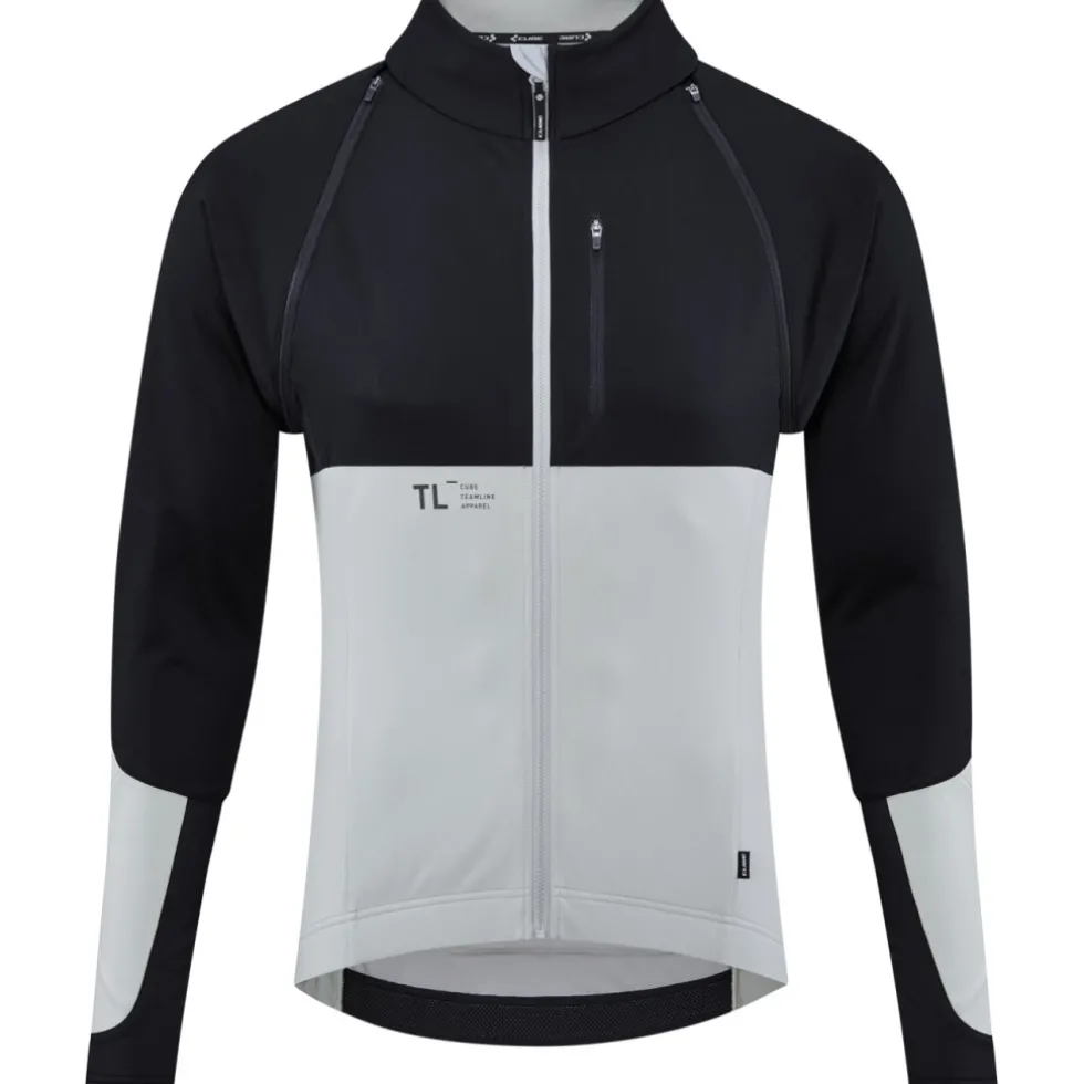 CUBE ROAD/XC Teamline Multifunctionele Jas Heren - black´n´grey