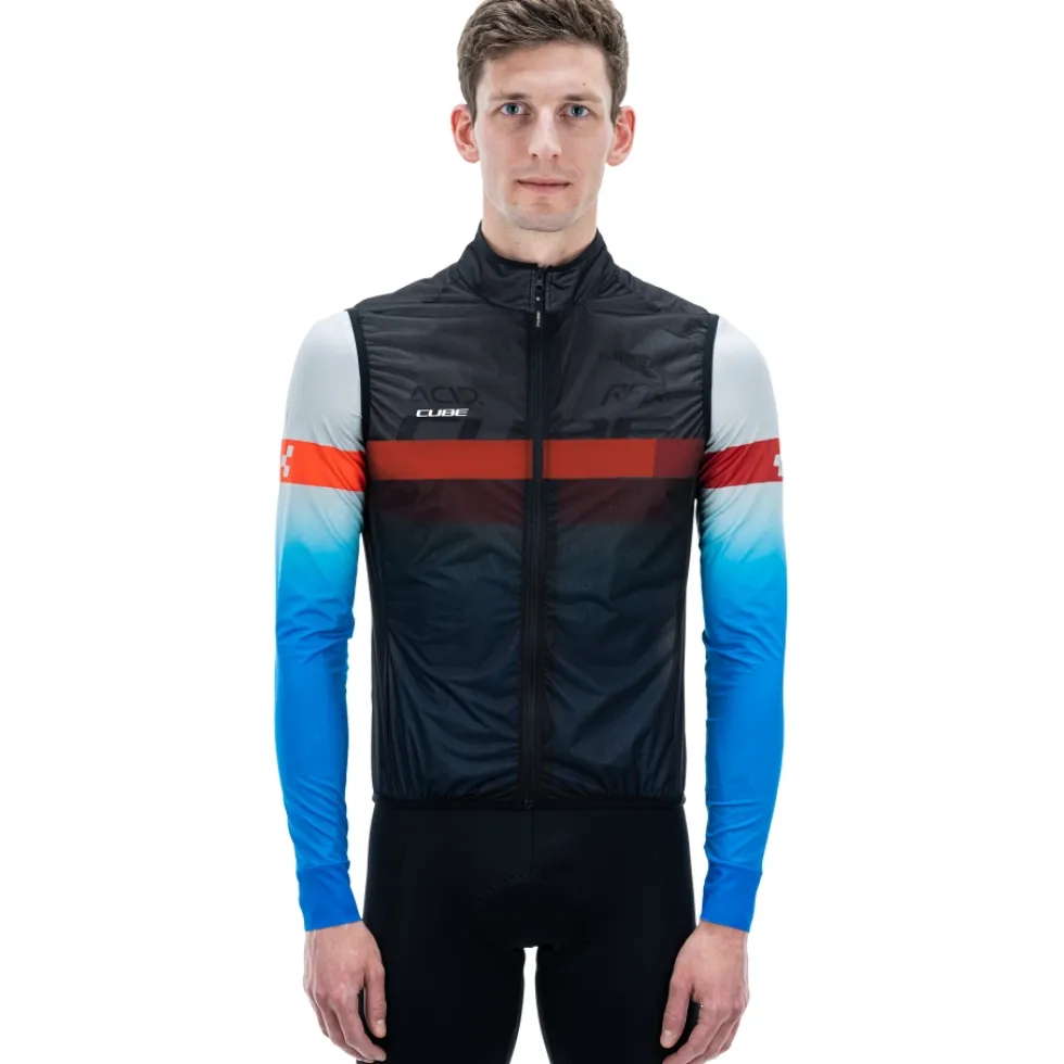 CUBE ROAD/XC Teamline Windvest Heren - zwart