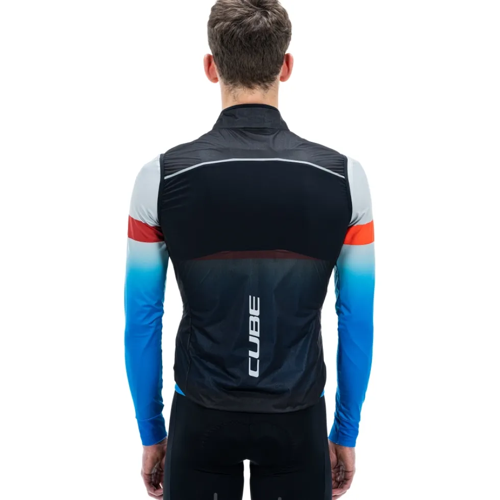 CUBE ROAD/XC Teamline Windvest Heren - zwart