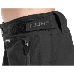 CUBE ROOKIE MTB Baggy Shorten voor kinderen - black