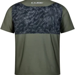 CUBE ROOKIE MTB-shirt TM Junior - reed green