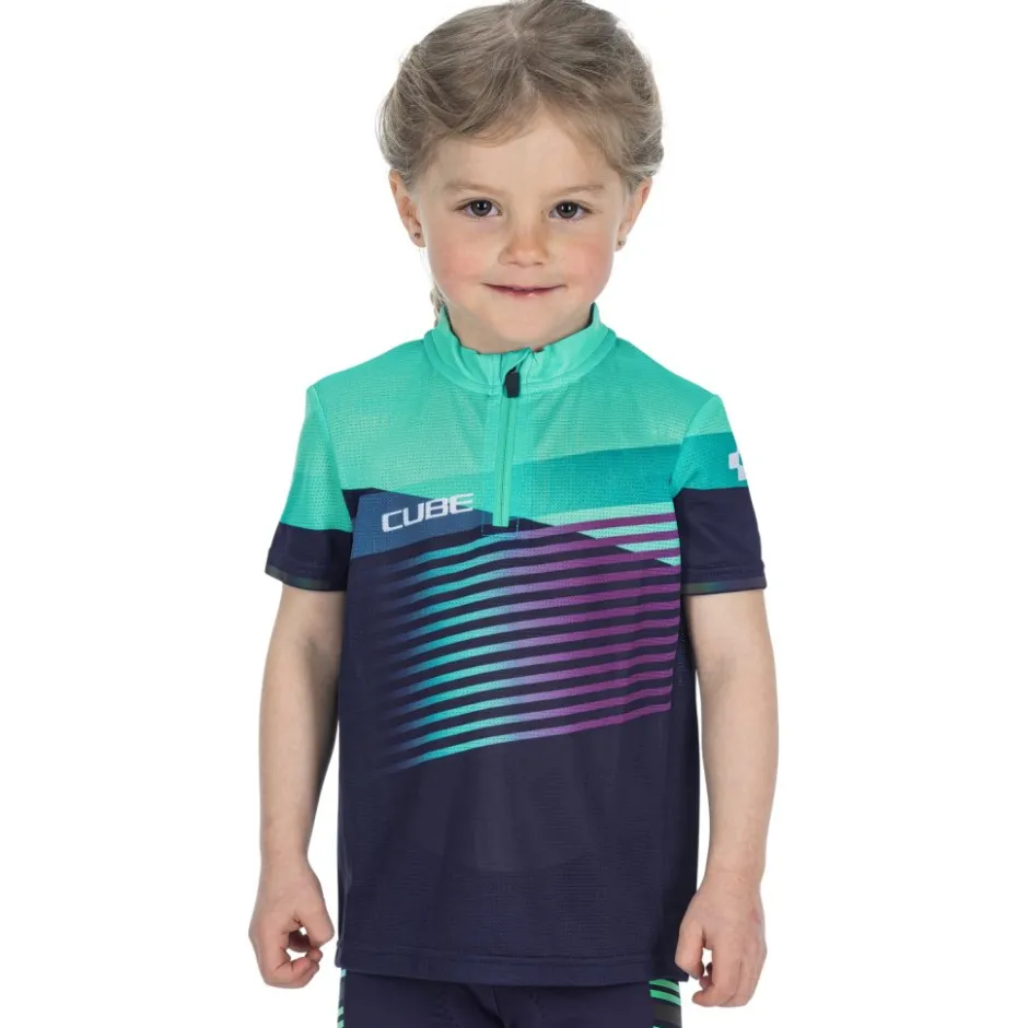 Shirts Kinderen < CUBE ROOKIE Teamine Fietsshirt met Korte Mouwen Kinderen - bue´n´mint