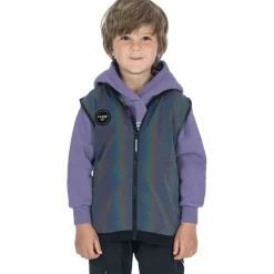 CUBE ROOKIE Veiligheids-Windvest Kinderen - rainbow reflective