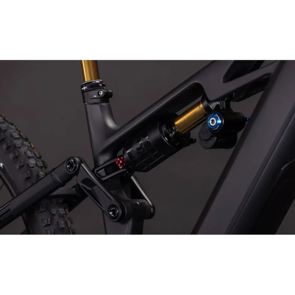 Elektrische Fietsen|E-Mtb Full Suspension < CUBE TEREO HYBRID ONE77 HPC AT 800 - Carbon E-Mountainbike - 2026 - – carbon / gold