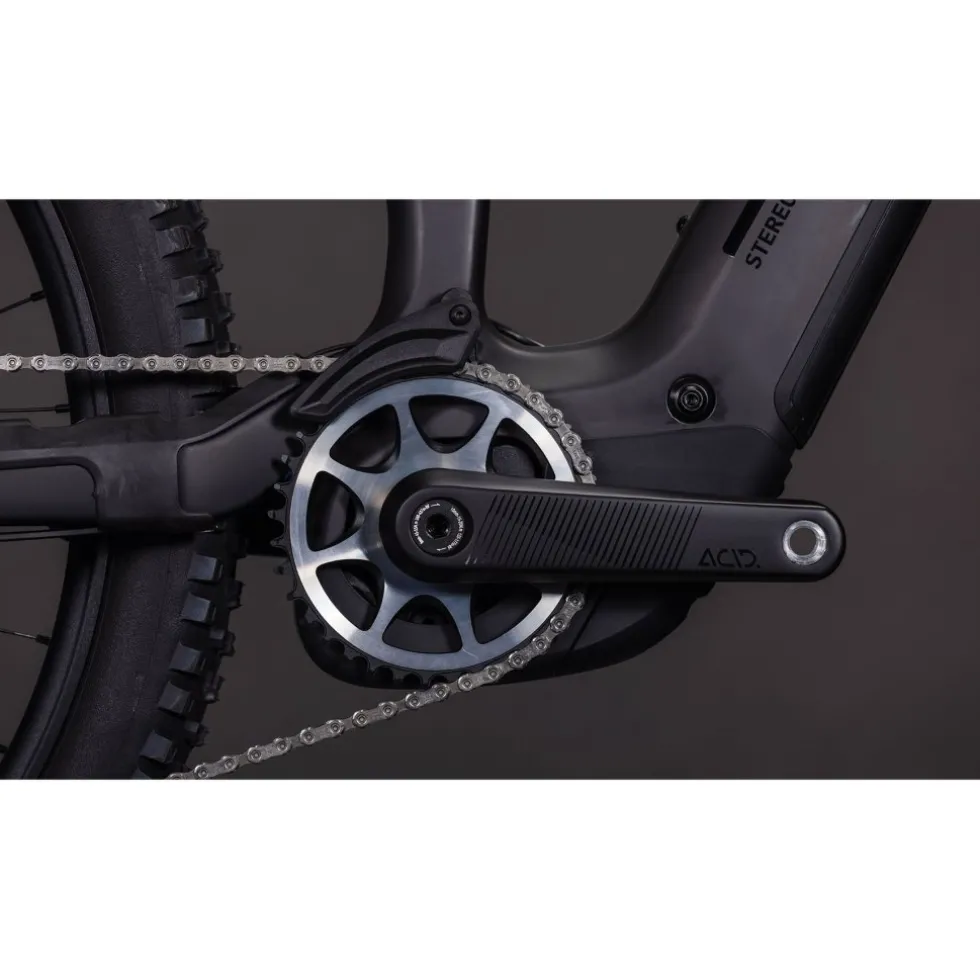 CUBE STEREO HYBRID ONE77 HPC AT 800 - Carbon E-Mountainbike - 2026 - M - XL – carbon / gold