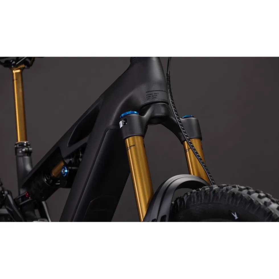 CUBE STEREO HYBRID ONE77 HPC AT 800 - Carbon E-Mountainbike - 2026 - M - XL – carbon / gold